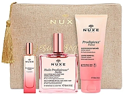 Духи, Парфюмерия, косметика Nuxe Prodigieux Floral - Набор (d/oil/50ml + parfum/15ml + sh/gel/100ml + bag)