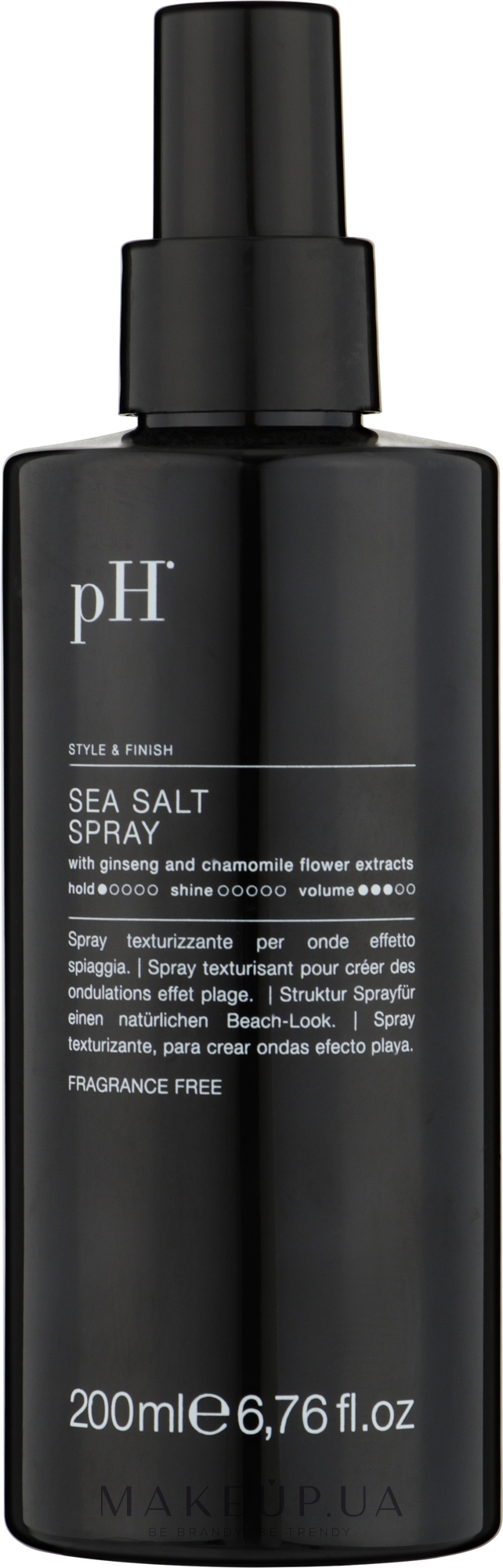 Сольовий спрей для текстури та об'єму - Ph Laboratories pH Flower Spray — фото 200ml