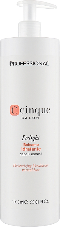 Кондиціонер зволожувальний для волосся - Professional C Cinque Delight Moisturising Conditioner — фото N1