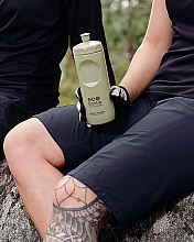 Бутылка для воды, 500 мл, зеленая - EcoBottle Squeeze by SmartShake Dusky Green — фото N3