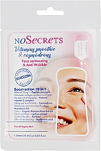 Тканинна маска для обличчя з пептидами - FCIQ Косметика з інтелектом NoSecrets Vitamins Smoothic&Cosmodrons — фото N1