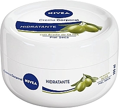 Парфумерія, косметика Зволожувальний крем для тіла "Оливкова олія" - NIVEA Olive Oil Moisturizing Body Cream Dry Skin