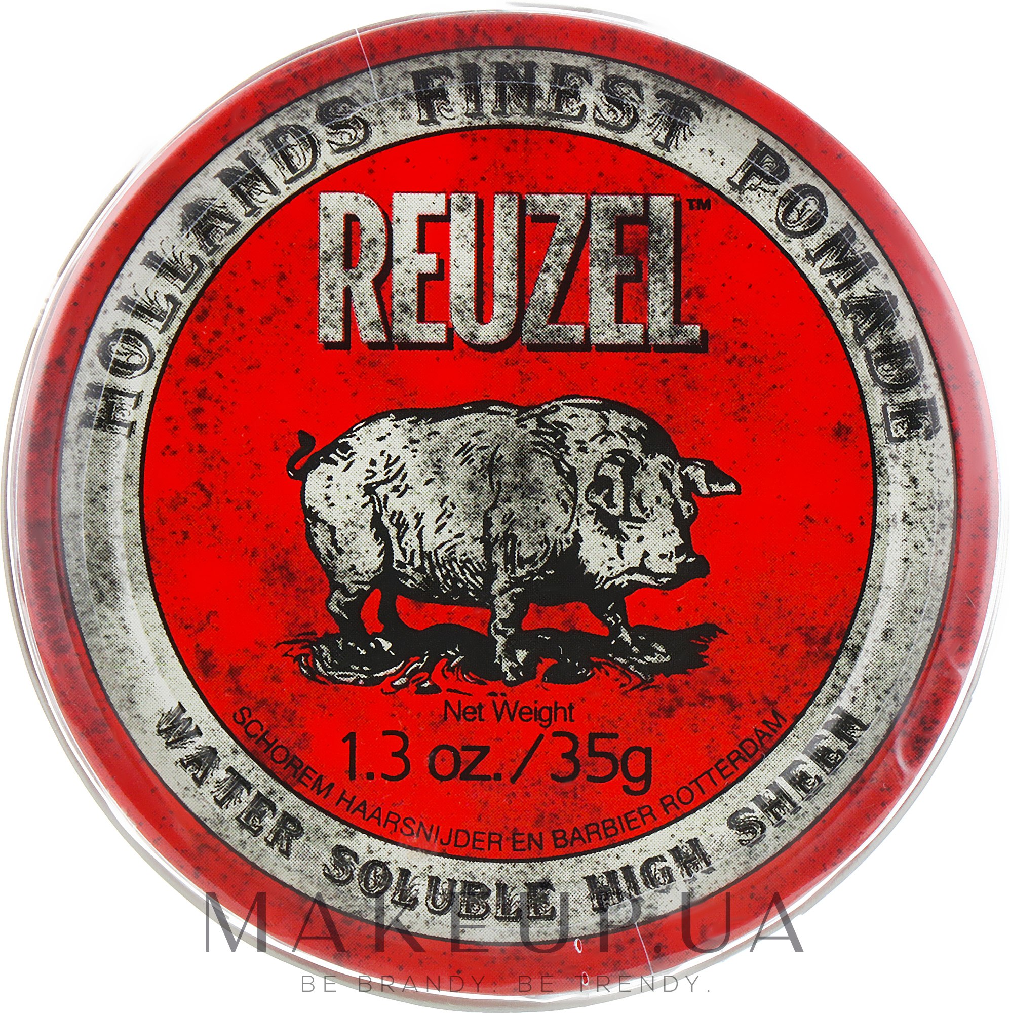 Помада для волос - Reuzel Water Soluble Red High Sheen Pomade — фото 35g