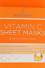 Духи, Парфюмерия, косметика Увлажняющая маска для лица - Skin Academy Vitamin C Sheet Masks