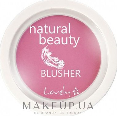 Компактные румяна для лица - Lovely Natural Beauty Blusher — фото 03