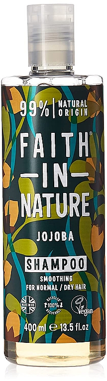 Шампунь для нормальных и сухих волос "Жожоба" - Faith In Nature Jojoba Shampoo — фото N1