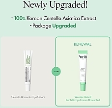 Заспокійливий крем для повік із центелою без ефірних олій - Purito Seoul Wonder Releaf Centella Eye Cream Unscented — фото N2