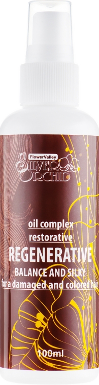 Масло восстанавливающее для окрашенных и поврежденных волос - Silver Orchid Oil Complex Restorative Regenerative