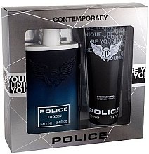 Духи, Парфюмерия, косметика Police Frozen - Набор (edt/100ml + sh/gel/100ml)