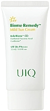 Духи, Парфюмерия, косметика Солнцезащитный крем - UIQ Biome Remedy Mild Sun Cream SPF 50+/ PA + + + + 