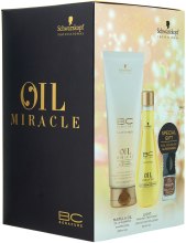 Духи, Парфюмерия, косметика Набор - Schwarzkopf Professional Bonacure Oil Miracle Light (shm/200ml + oil/100ml + nail/10ml)