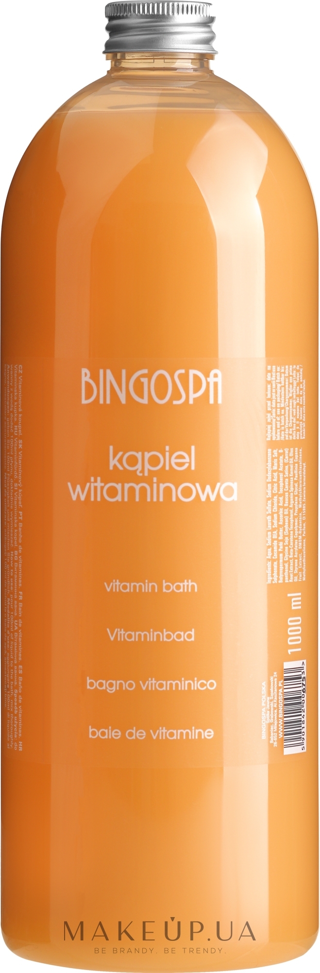 Піна для ванн, з вітамінами A,B,C,E - BingoSpa Vitamin Bath — фото 1000ml