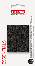 Парфумерія, косметика Пемза для ніг, особливо груба, чорна, 6,5х5 см - Titania