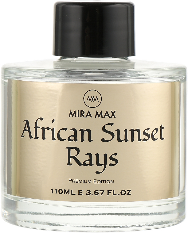 Аромадифузор - Mira Max African Sunset Rays Fragrance Diffuser With Reeds Premium Edition — фото N4