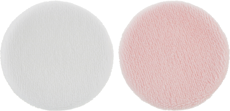 Спонж CS050RW для пудри 2 в 1, рожевий і білий - Cosmo Shop — фото N1