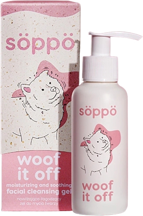 ПОДАРУНОК! Зволожувальний та заспокійливий гель для вмивання - Soppo Woof It Off Moisturizing And Soothing Facial Cleansing Gel — фото N1