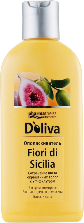 Ополаскиватель для укрепления ослабленных волос - D'oliva Pharmatheiss Cosmetics Fiori di Sicilia