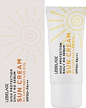 Солнцезащитный крем для лица - Lebelage High Protection Daily No Sebum Sun Cream — фото N2