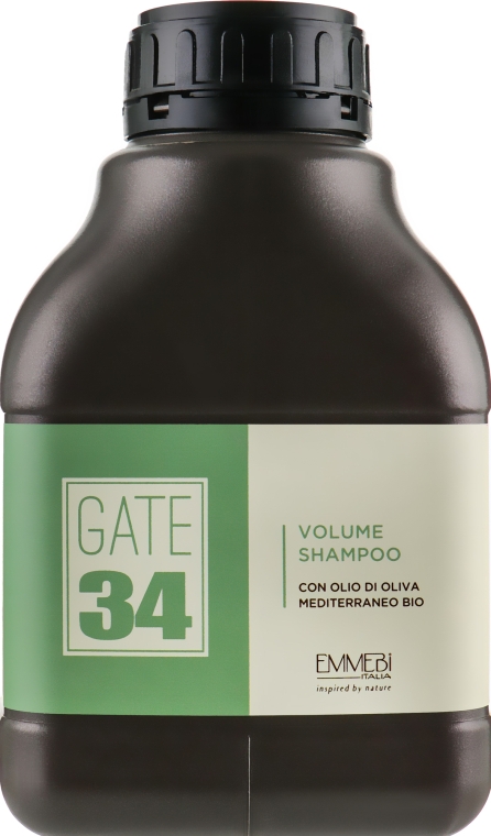 Шампунь для об'єму з органічною олією оливи - Emmebi Italia Gate 34 Oliva Bio Volume Shampoo — фото N3