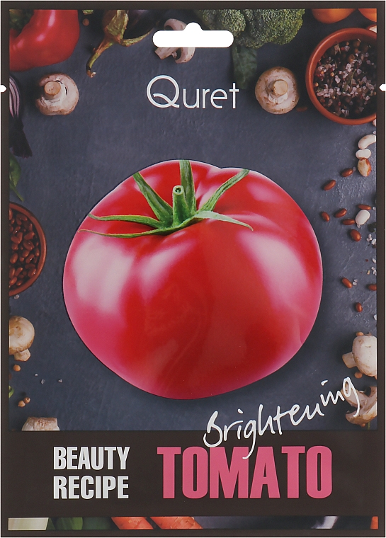 Маска освітлювальна - Quret Beauty Recipe Mask Tomato Brightening — фото N1
