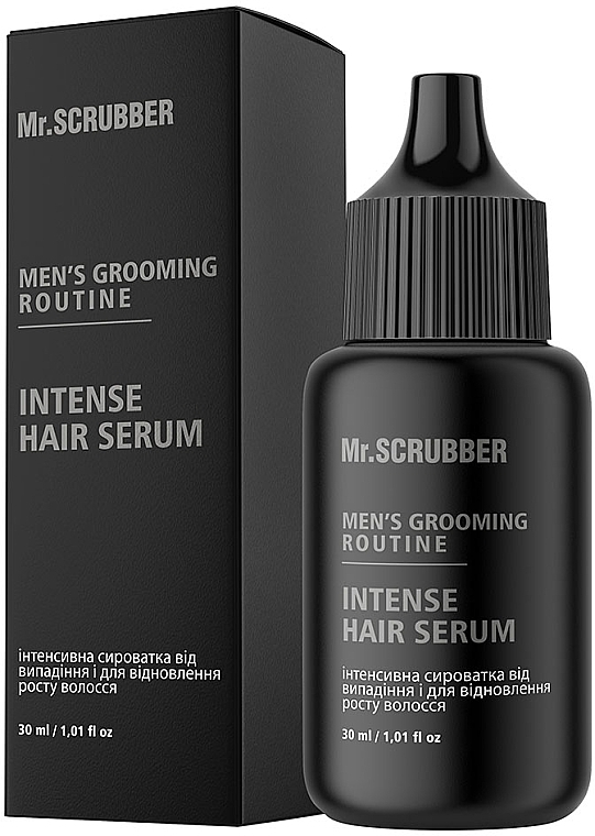 Интенсивная сыворотка от выпадения и для восстановления роста волос - Men`s Grooming Routine — фото N1