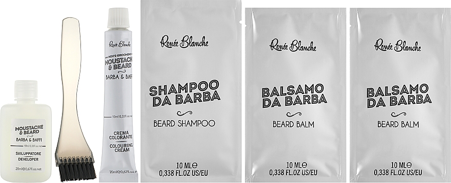 Краска для бороды и усов - Renee Blanche Moustache & Beard Coloring — фото N2