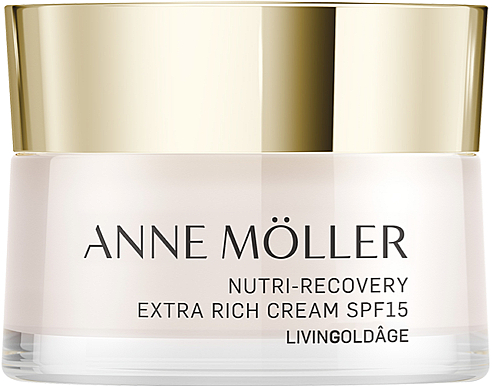 Відновлювальний крем для обличчя SPF15 - Anne Moller Livingoldage Nutri Recovery Extra Rich Cream spf15 — фото N1