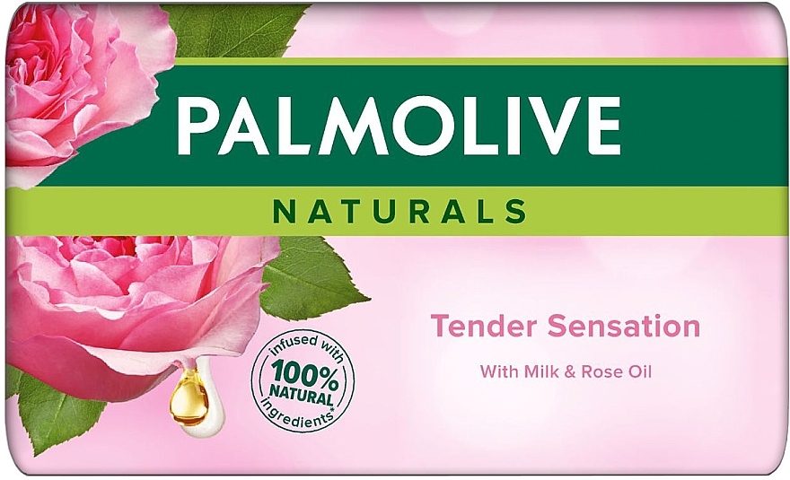 Мыло "Молоко и масло розы" - Palmolive Naturals Tender Sensation Soap — фото N1