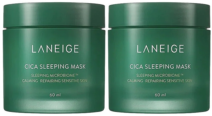 Набор - Laneige Special Care Cica Sleeping Mask (mask/2x60ml) — фото N1