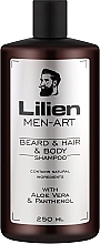 Парфумерія, косметика Шампунь для бороди, волосся й тіла - Lilien Men-Art Beard & Hair & Body Shampoo