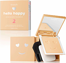 Духи, Парфюмерия, косметика УЦЕНКА Пудровое тональное средство - Benefit Hello Happy Velvet Powder Foundation *