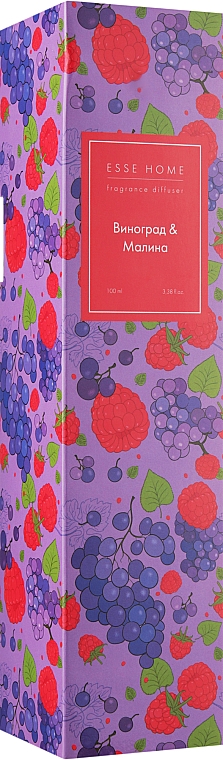 Аромадифузор "Виноград & малина" - Esse Home Fragrance Diffuser — фото N1