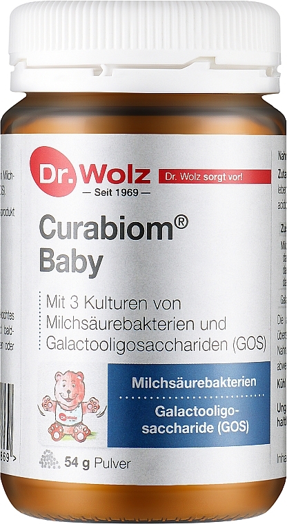 УЦЕНКА Синбиотик для младенцев и кормящих мам - Dr. Wolz Curabiom Baby * — фото N1