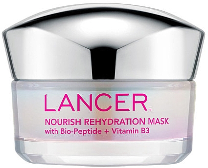Маска с биопептидом и витамином В3 - Lancer Nourish Rehydration Mask With Bio-Peptide + Vitamin B3 — фото N1