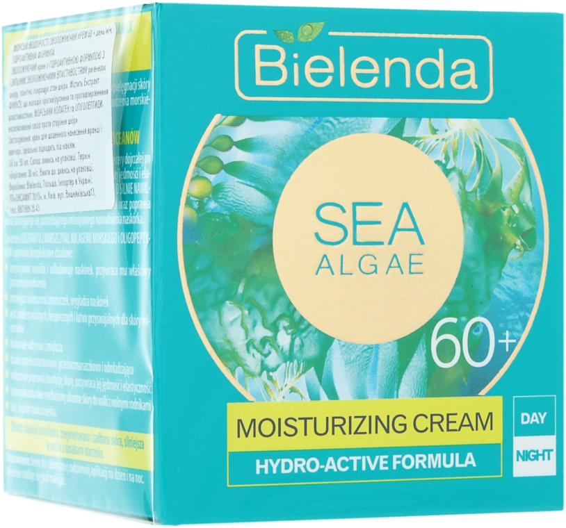 Увлажняющий крем для лица 60+ - Bielenda Sea Algae Moisturizing Cream