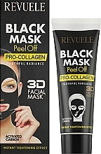 Чорна маска для обличчя "Проколаген" - Revuele Black Mask Peel Off Pro-Collagen — фото N2