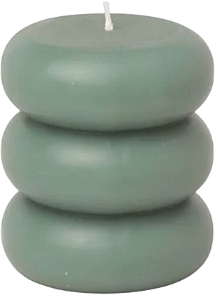 Декоративная свеча, зеленая - Paddywax Totem Candle Green Bob — фото N1