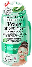 Духи, Парфюмерия, косметика Очищающая биомаска-пилинг с пробиотиками - Eveline Cosmetics Power Shake Mask