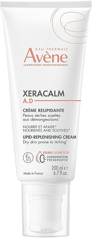 Крем для лица и тела - Avene XeraCalm A.D Cream Relipidant — фото N1