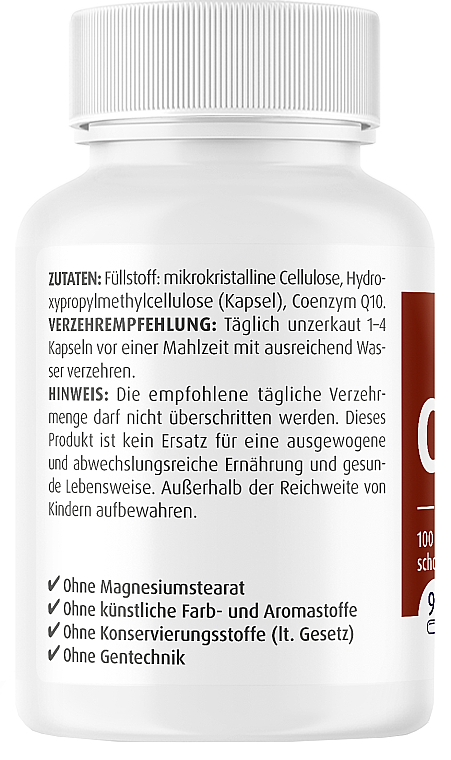 Пищевая добавка "Коэнзим Q10", 30 мг - ZeinPharma  — фото N2