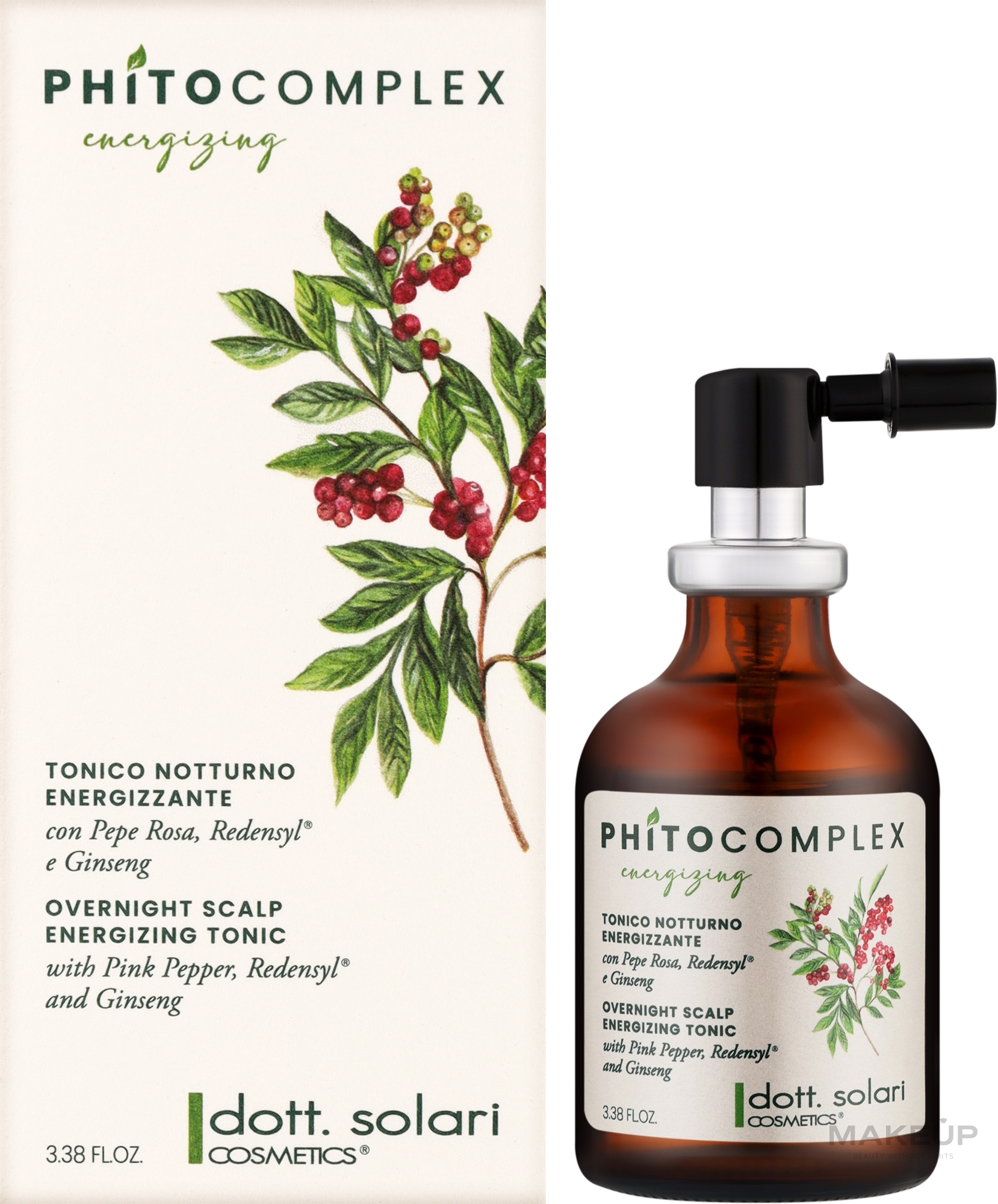 Ночной тоник для волос - Dott. Solari Phito Complex Overnight Scalp Energizing Tonic — фото 100ml