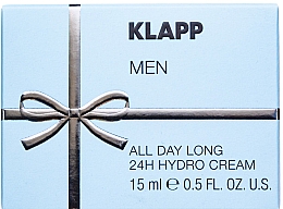 Духи, Парфюмерия, косметика Гидрокрем для лица, 24 часа - Klapp Men All Day Long 24h Hydro Cream (мини)