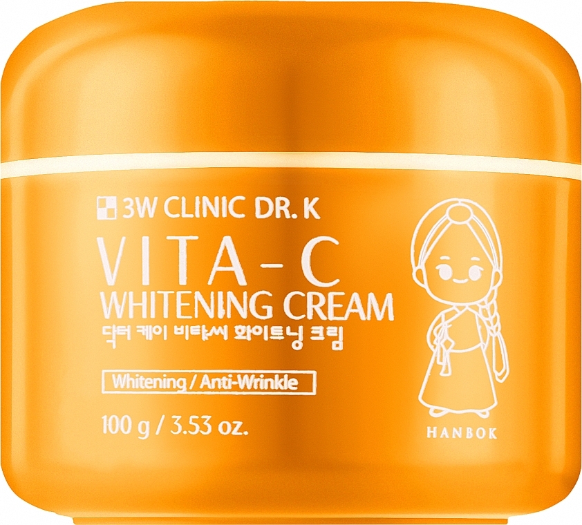 Крем для обличчя - 3W Clinic Dr.K Vita-C Whitening Cream — фото N1