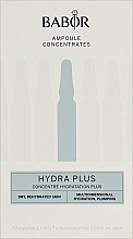 Зволожувальні ампули для сухої та пошкодженої шкіри - Babor Ampoule Concentrates Hydra Plus — фото N1