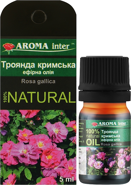 Эфирное масло «Роза крымская» - Aroma Inter — фото N2