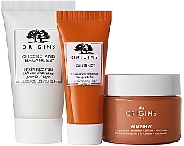 Набір для догляду за обличчям - Origins Black Friday Set (f/wash/30ml + cr/30ml + mask/15ml) — фото N2