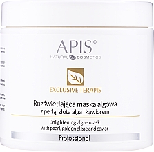 Маска для лица с жемчугом, икрой и золотистыми водорослями - APIS Professional Exlusive terApis Algid Mask — фото N3