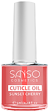 Духи, Парфюмерия, косметика Масло для кутикулы и ногтей "Sunset Cherry" - Sanso Cosmetics Cuticle Oil 