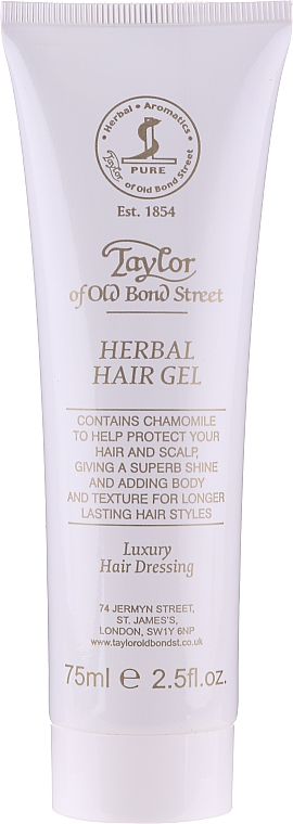 Гель для волос - Taylor Of Old Bond Street Herbal Hair Gel Luxury Hair Dressing — фото N3