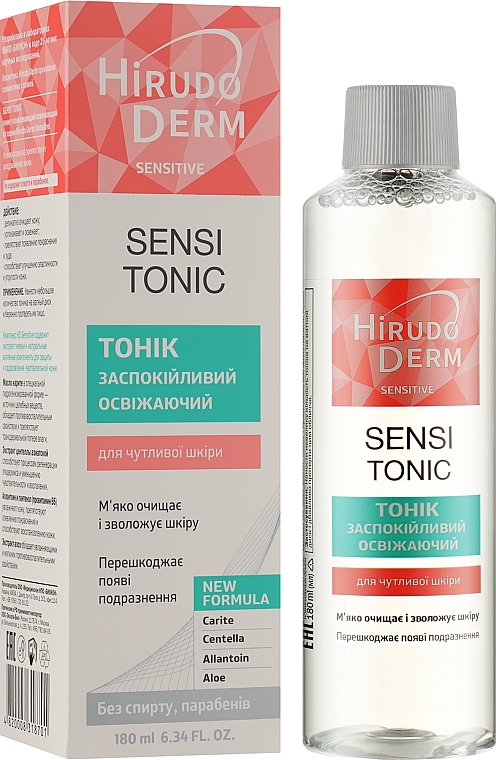 Тоник успокаивающий освежающий - Hirudo Derm Sensi Tonic — фото N2